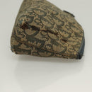 Christian Dior Trotter Canvas Pouch 2Set Blue Beige Silver Auth bs26748-4