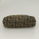 Christian Dior Trotter Canvas Pouch 2Set Blue Beige Silver Auth bs26748-6