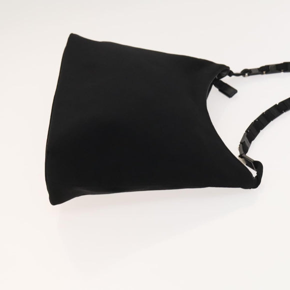 Salvatore Ferragamo Bag Leather Canvas 2Set Black Silver yellow Auth bs26749