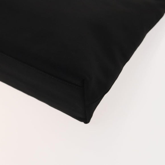 Salvatore Ferragamo Bag Leather Canvas 2Set Black Silver yellow Auth bs26749