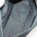 Salvatore Ferragamo Bag Leather Canvas 2Set Black Silver yellow Auth bs26749-9