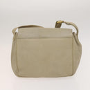 LOEWE Anagram Shoulder Bag Leather 2Set Beige Brown gold Auth bs26751-3