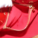LOUIS VUITTON Monogram Vernis Reade PM Hand Bag Red Rouge M91088 LV Auth bs26765-21