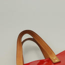 LOUIS VUITTON Monogram Vernis Reade PM Hand Bag Red Rouge M91088 LV Auth bs26765-8