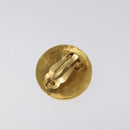 CHANEL Earring metal Gold CC Auth bs26771-3