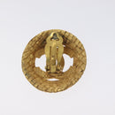CHANEL Earring Metal Gold CC Auth bs26773-8