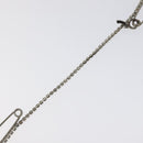 CHANEL Brooch metal Silver CC Auth bs26775-6