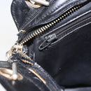 CHANEL Matelasse Chain Shoulder Bag Lamb Skin Black Gold CC Auth bs26776-17