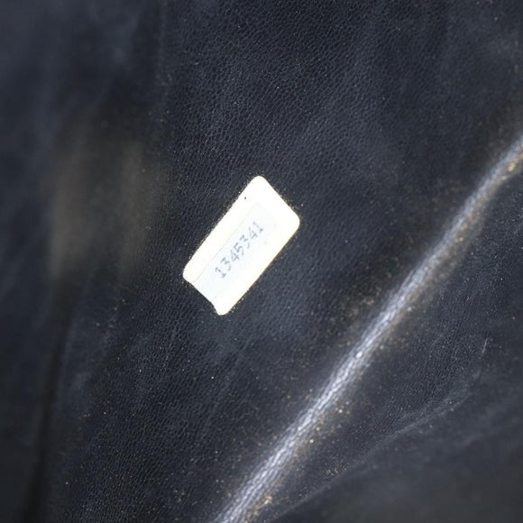 CHANEL Matelasse Chain Shoulder Bag Lamb Skin Black Gold CC Auth bs26776