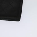 CHANEL Chain Wallet Lamb Skin Black Gold CC Auth bs26777-17