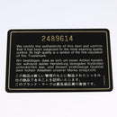 CHANEL Chain Wallet Lamb Skin Black Gold CC Auth bs26777-12