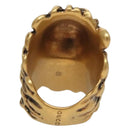 GUCCI Ring Metal Gold Auth bs26778-3