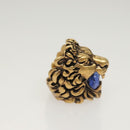 GUCCI Ring Metal Gold Auth bs26778-4