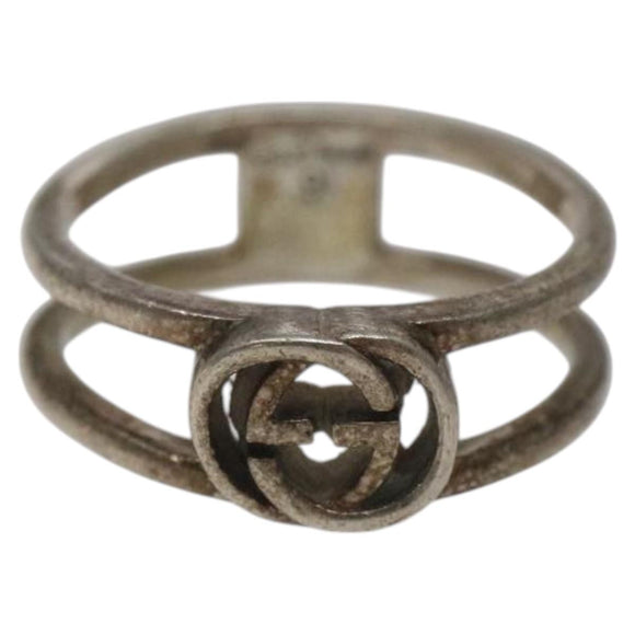 GUCCI Ring Ag925 Silver Auth bs26779
