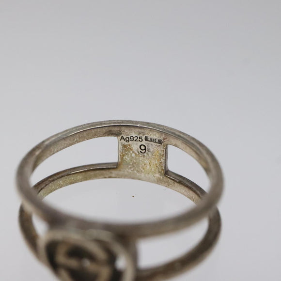 GUCCI Ring Ag925 Silver Auth bs26779