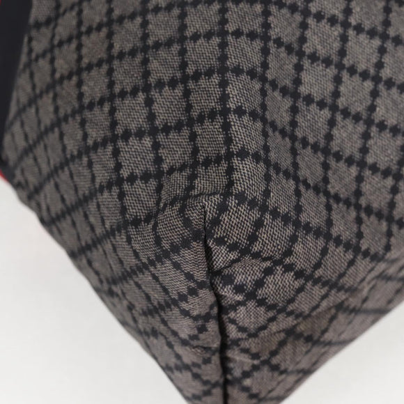 GUCCI Shoulder Bag Nylon Navy Silver 270410 Auth bs26783