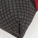 GUCCI Shoulder Bag Nylon Navy Silver 270410 Auth bs26783-16