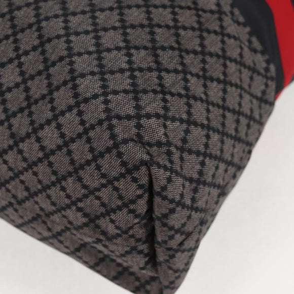 GUCCI Shoulder Bag Nylon Navy Silver 270410 Auth bs26783