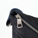 GUCCI Shoulder Bag Nylon Navy Silver 270410 Auth bs26783-10