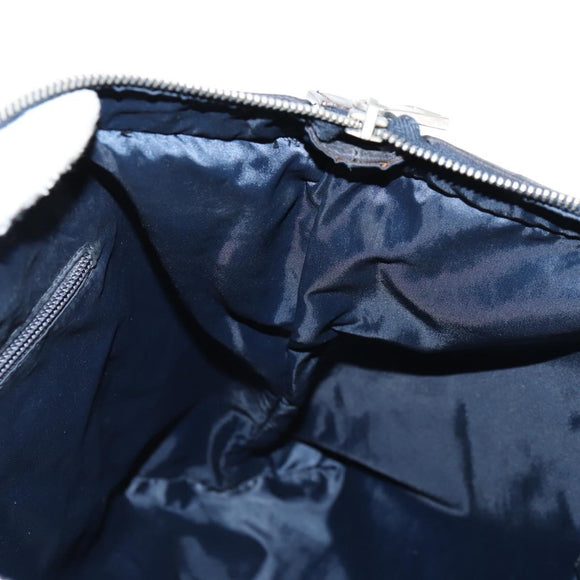 GUCCI Shoulder Bag Nylon Navy Silver 270410 Auth bs26783