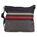 GUCCI Shoulder Bag Nylon Navy Silver 270410 Auth bs26783-2
