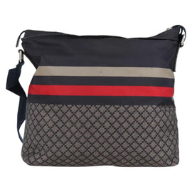 GUCCI Shoulder Bag Nylon Navy Silver 270410 Auth bs26783 - 0