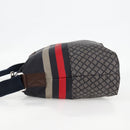 GUCCI Shoulder Bag Nylon Navy Silver 270410 Auth bs26783-3