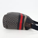 GUCCI Shoulder Bag Nylon Navy Silver 270410 Auth bs26783-4