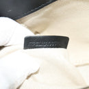 BURBERRY Horse Ferry Chain Shoulder Bag Raffia Beige Gold Auth bs26785-12