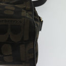 Burberrys Nova Check Shoulder Bag Canvas Brown Gold Auth bs26786-14