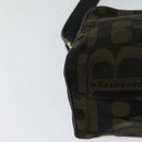 Burberrys Nova Check Shoulder Bag Canvas Brown Gold Auth bs26786-15