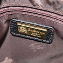 Burberrys Nova Check Shoulder Bag Canvas Brown Gold Auth bs26786-10