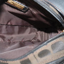 Burberrys Nova Check Shoulder Bag Canvas Brown Gold Auth bs26786-18