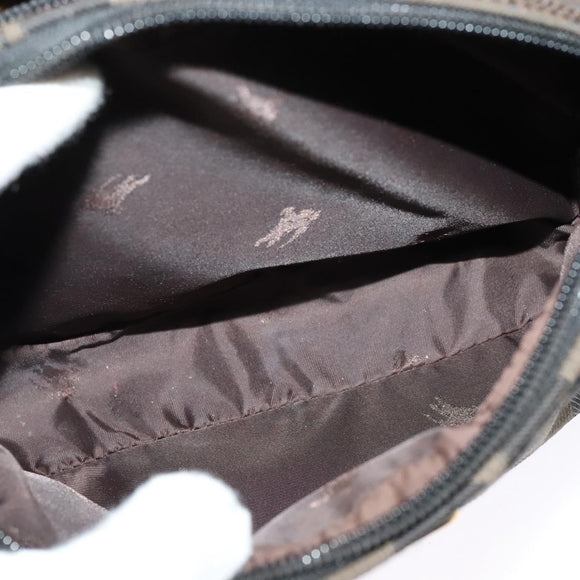 Burberrys Nova Check Shoulder Bag Canvas Brown Gold Auth bs26786