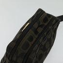 Burberrys Nova Check Shoulder Bag Canvas Brown Gold Auth bs26786-6