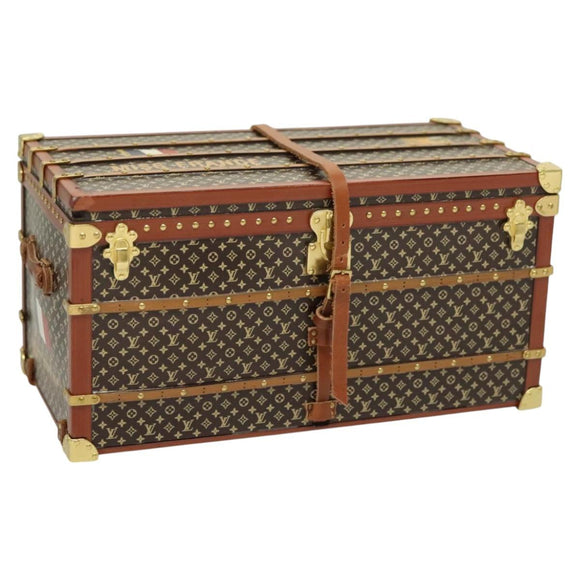 LOUIS VUITTON Miss France Paper Weight Brown M99408 LV Auth bs26787