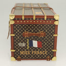 LOUIS VUITTON Miss France Paper Weight Brown M99408 LV Auth bs26787-4