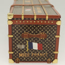 LOUIS VUITTON Miss France Paper Weight Brown M99408 LV Auth bs26787-5