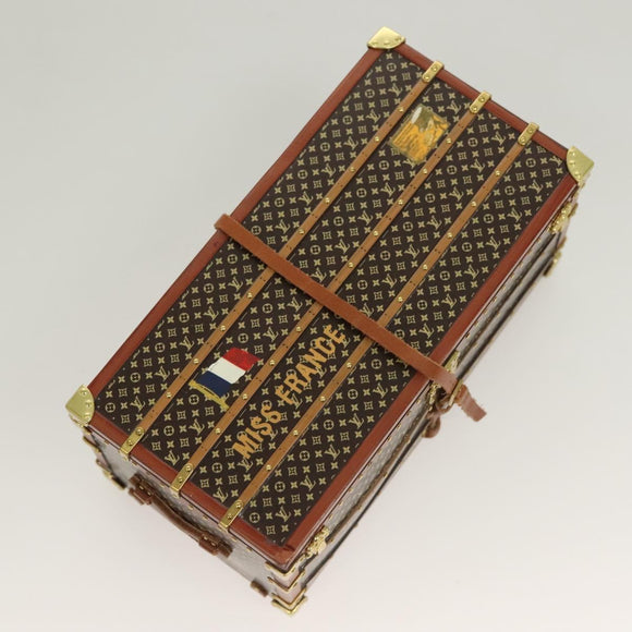 LOUIS VUITTON Miss France Paper Weight Brown M99408 LV Auth bs26787