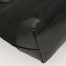 GUCCI GG Canvas Hand Bag Black Gold 002 1119 Auth bs26789-10