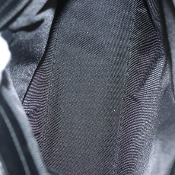 GUCCI GG Canvas Hand Bag Black Gold 002 1119 Auth bs26789