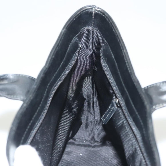 GUCCI GG Canvas Hand Bag Black Gold 002 1119 Auth bs26789