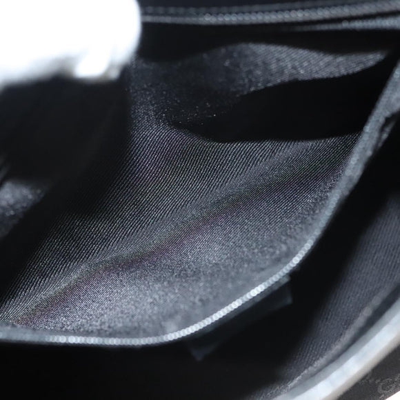 GUCCI GG Canvas Hand Bag Black Gold 002 1119 Auth bs26789