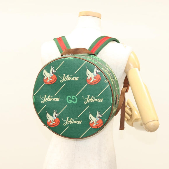 GUCCI The Jetsons Web Sherry Line Children Backpack PVC 752358 Auth bs26793