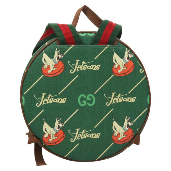 GUCCI The Jetsons Web Sherry Line Children Backpack PVC 752358 Auth bs26793