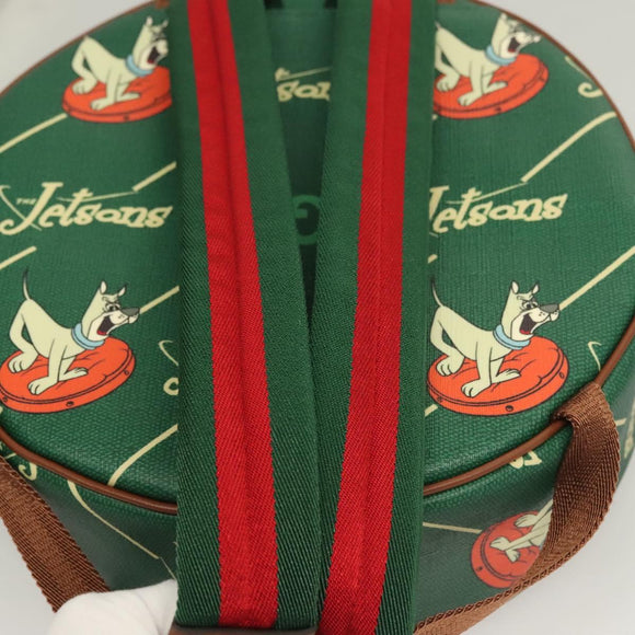 GUCCI The Jetsons Web Sherry Line Children Backpack PVC 752358 Auth bs26793