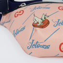 GUCCI THE Jetsons Children's Body Bag PVC Pink 502095 Auth bs26794-9