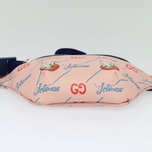 GUCCI THE Jetsons Children's Body Bag PVC Pink 502095 Auth bs26794