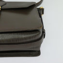 VALENTINO Shoulder Bag Leather Brown Gold Auth bs26800-15