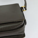 VALENTINO Shoulder Bag Leather Brown Gold Auth bs26800-17